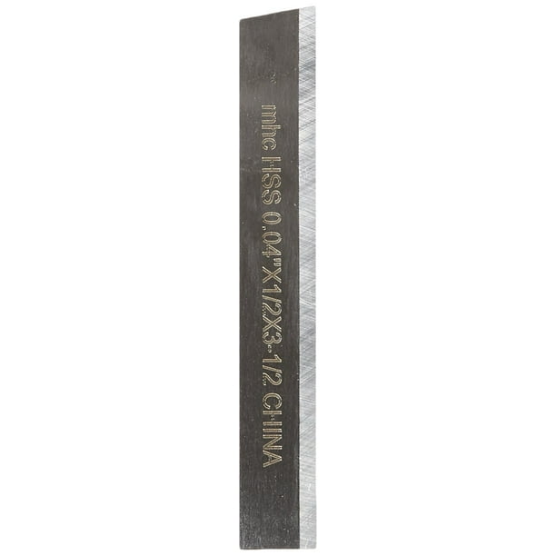 Pack of 1 Michigan Drill 703 P1N High-Speed SteelP Type Cut-Off Blade 3-1/2 Length x 0.040 Width x 1/2 Height T-Shaped Pack of 1 Michigan Drill 703 P1N High-Speed SteelP Type Cut-Off Blade 3-1/2 Length x 0.040 Width x 1/2 Height T-Shaped